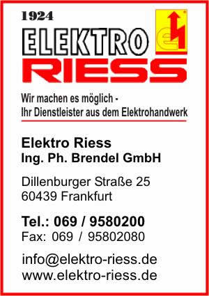 Elektro Riess, Inh. Ph Brendel GmbH