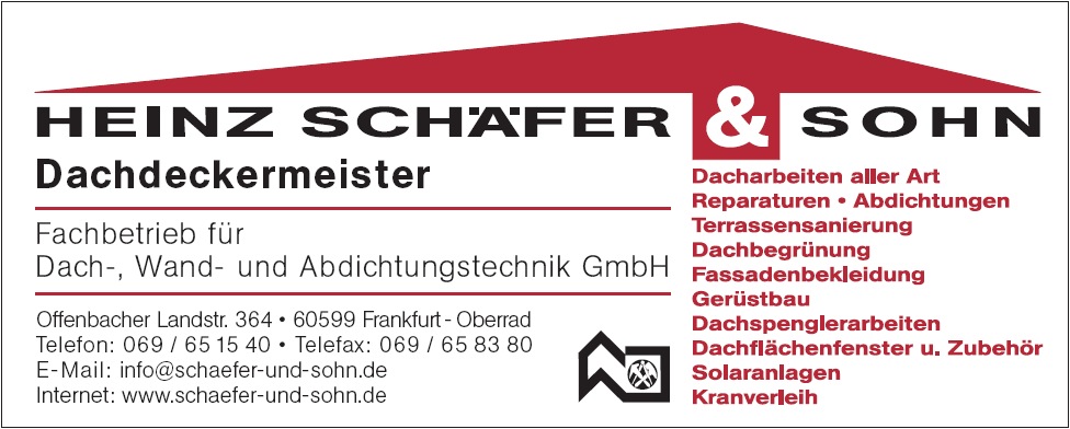 Schäfer & Sohn GmbH, Heinz