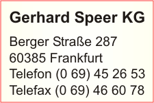 Speer KG, Gerhard
