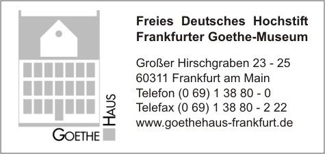 Freies Deutsches Hochstift Frankfurter Goethe-Museum