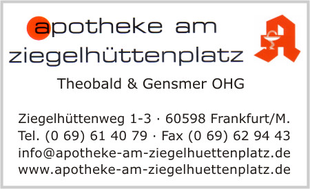 Apotheke am Ziegelhüttenplatz - Theobald & Gensmer OHG