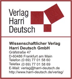 Wissenschaftlicher Verlag Harri Deutsch GmbH