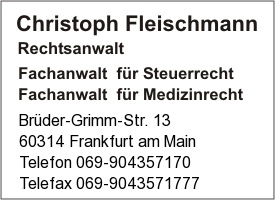 Fleischmann, Christoph, fleischmann-recht-steuern