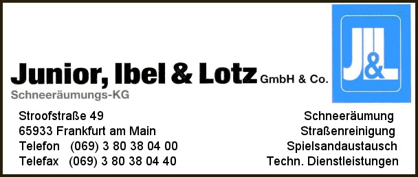 Junior, Ibel & Lotz GmbH & Co. Schneeräumungs-KG