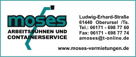 moses Arbeitsbhnen und Containerservice