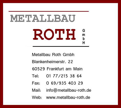 Metallbau Roth GmbH