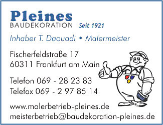 Pleines Baudekoration