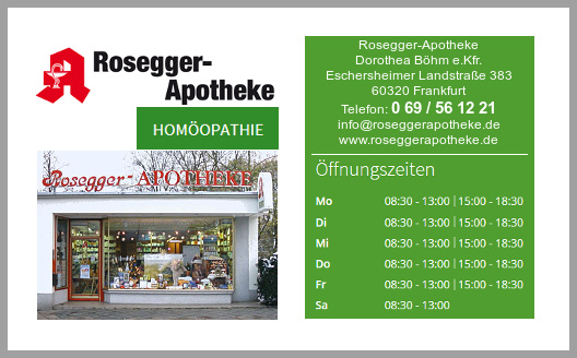 Rosegger-Apotheke, Dorothea Bhm e.Kfr.