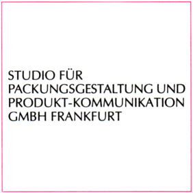 Studio fr Packungsgestaltung u. Produkt-Kommunikation GmbH Frankfurt