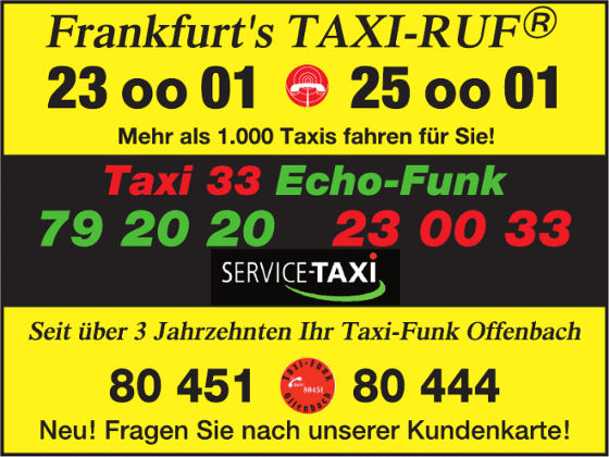 TAXI FRANKFURT eG