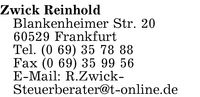 Zwick, Reinhold