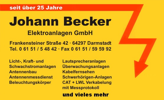 Becker Elektroanlagen GmbH, Johann