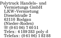 Polytruck Handels- und Vermietungs GmbH