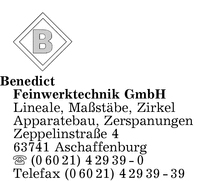Benedict Feinwerktechnik GmbH