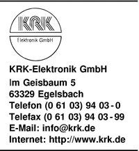 KRK Elektronik GmbH