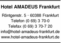 Hotel Amadeus Frankfurt