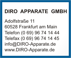 DIRO APPARATE GMBH