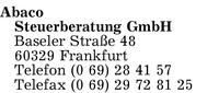 ABACO Steuerberatungsgesellschaft mbH