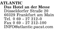 Atlantic Das Hotel an der Messe