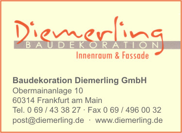 Baudekoration Diemerling GmbH