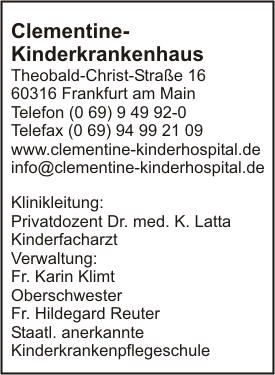 Clementine-Kinderkrankenhaus