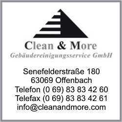 Clean & More Geb�udereinigungsservice GmbH