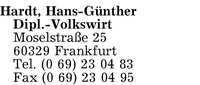 Hardt, Dipl.-Volksw. Hans-Günther