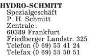 Hydro Schmitt, P. H. Schmitt