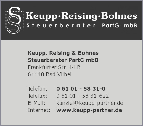 Keupp, Reising & Bohnes, Steuerberater, Partnergesellschaft