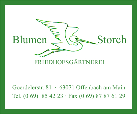 Blumen Storch e. K. Friedhofsgrtnerei