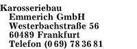 Karosseriebau Emmerich GmbH