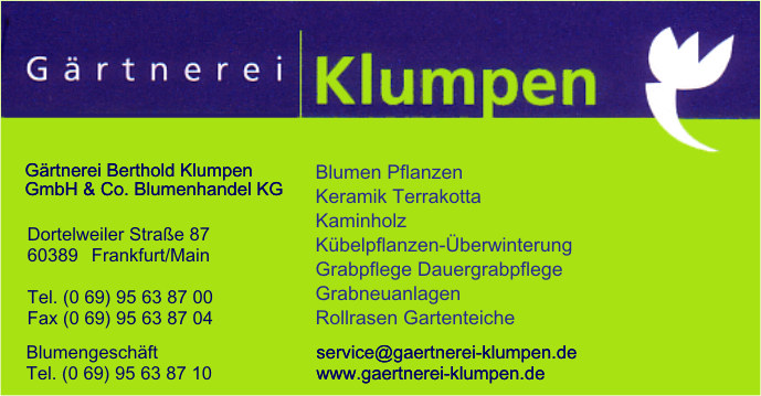 Grtnerei Berthold Klumpen GmbH & Co. Blumenhandel KG