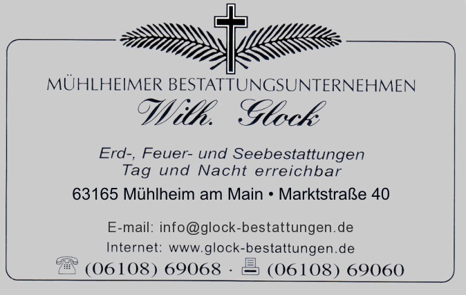 M�hlheimer Bestattungsunternehmen Wilh. Glock