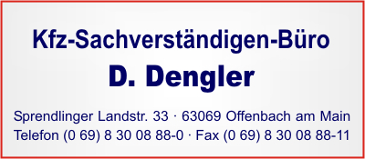 Kfz-Sachverstndigen-Bro D. Dengler