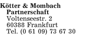 Kötter &Mombach Partnerschaft