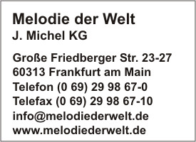 Melodie der Welt J. Michel KG