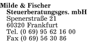 Milde &Fischer Steuerberatungsges. mbH